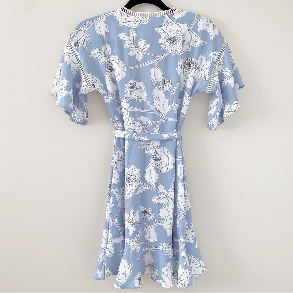 Anthropologie Moon River Floral Wrap Dress XS NWT - Picture 11 of 14
